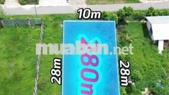Ở ĐÂU RẺ HƠN Ở ĐÂY NỮA ĐẤT 280m2 TÂN AN HỘI NGANG 10 DÀI 28m2
