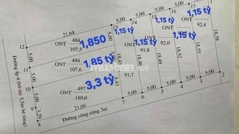 Chủ gửi bán vài nền thổ giá tốt tại ấp4 - Tân Bửu - BLức