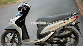 Honda Vision 2012. BSTP. Bạc Porscher
