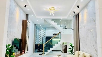 NHÀ MỚI TRƯỜNG CHINH, HẺM XE HƠI, 4PN, FULL NỘI THẤT, Ở LIỀN