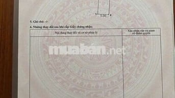 Bán đất thổ cư . Sổ hồng riêng . MT đường nhựa 8m thônh