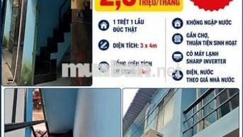 CHO THUÊ NHÀ NGUYÊN CĂN QUẬN 12 – GIÁ CHỈ 2,5 TRIỆU/THÁNG
