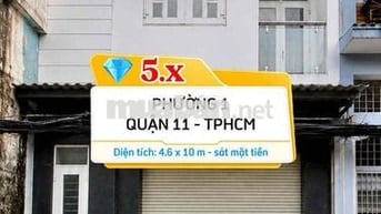 🏡 Nhà Quận 11 - diện tích: 4,6 x 10 m - 2 tầng - sát mặt tiền đường -