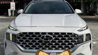 Hyundai Santafe 2021 Xăng Số tự động 75000km Trắng