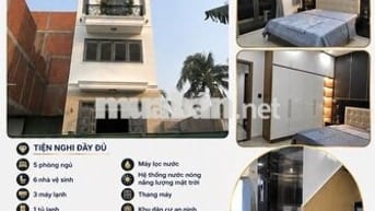 CHO THUÊ NHÀ NGUYÊN CĂN 5 PHÒNG NGỦ - 6 TOILET KHU BẢO NGỌC QUẬN 12