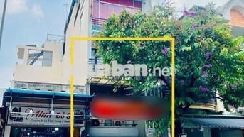 NHÀ CHO THUÊ MẶT TIỀN ĐƯỜNG TRƯƠNG VĨNH KÝ 4,5X17M NỞ HẬU 5,2M 1L