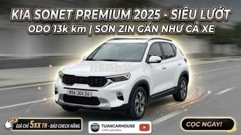 🔴 KIA Sonet Premium 2025 Trắng ghế da