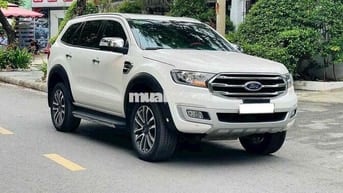 Ford Everest Titanium 2 Cầu 2018 28.000 Km Trắng
