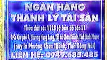 Công ty Đấu giá hợp danh Lam Sơn Sài Gòn thông báo đấu giá tài sản