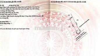 Bán Đất nông nghiệp Đường tránh Hội Phú 772,7m2