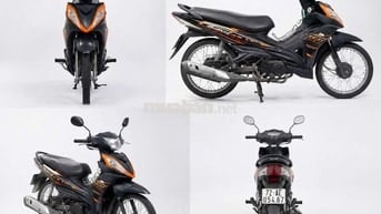 SYM Galaxy Đen Xăng Số