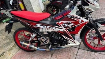Suzuki Satria 150 2022 Trắng Đen Đỏ