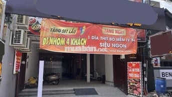 SANG QUÁN LẨU VÀ NƯỚNG MT HOÀNG DIỆU 2 ĐANG CÓ LỢI NHUẬN MB : 7m x 35m
