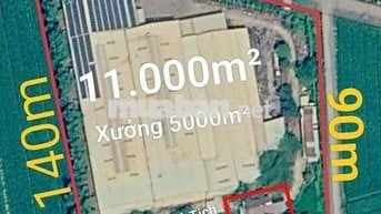 1.1HA - 2 MẶT TIỀN NHỰA - CÓ SẴN NHÀ XƯỞNG 5000M2 !