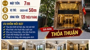 🔥 BÁN TÒA CĂN HỘ CAO CẤP HỒ HOÀNG CẦU – DÒNG TIỀN 120 TRIỆU/THÁNG 🔥