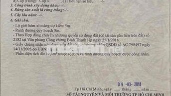 CHÍNH CHỦ GỞI  BÁN NHÀ ĐẤT HBC ĐƯỜNG 49 CHỈ 40tr/m2