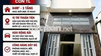[TỈNH LỘ 43 - TAM BÌNH - TP. THỦ ĐỨC] - HXH - 3 TẦNG - CHỈ 3TY700
