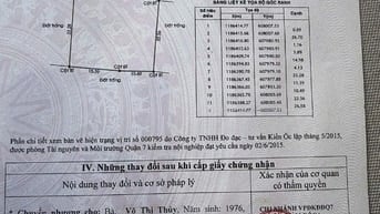 Bán đất 27x48m 1314m2 hẻm 1135 Huỳnh Tấn Phát p. Phú Thuận Q7. sau chợ