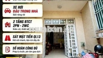  SÁT VÁCH VẠN PHÚC CITY 2 TẦNG - 80m2 - HẺM XE HƠI - 7,9 TỶ TL