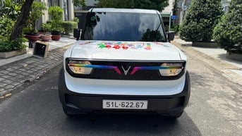 Vinfast VF3 Pin Mua T2/2026 Màu Trắng odo 2300km siêu mới 