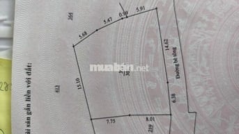 Chính chủ cần bán đất đẹp(không ngập lụt)