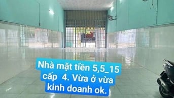 Nhà 5,5-16 mặt tiền Thông ấp 2 Đường võ văn vân Vĩnh Lộc b bình chánh