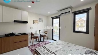 CHO THUÊ PHÒNG STUDIO NHÌU NỘI THẤT BAN CÔNG NGAY NGÃ TƯ BẢY HIỀN