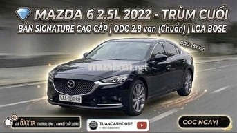 🔴 Mazda 6 2.5L Signature 2022 Đen 28.000 km