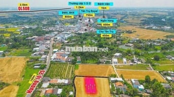 Bán xả hai lô 190m2 chỉ 400tr, Tân Trụ, Long An
