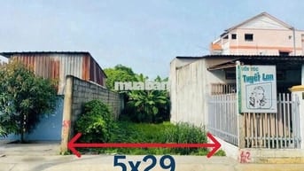 bán gấp đất mặt tiền đường An Nhơn Tây 149m2(5x29)1tỷ2  huyện Củ Chi