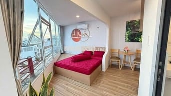 STUDIO CAO CẤP VIEW CỬA KÍNH SIÊU THOÁNG - FULL NỘI THẤT NGAY ĐẦM SEN