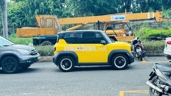 Bán VinFast VF3 2024 màu vàng, độ nhiều đồ chơi