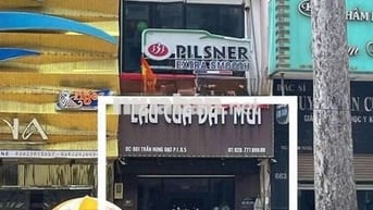 CHO THUÊ NHÀ MẶT TIỀN : TRẦN HƯNG ĐẠO, PHƯỜNG 1, QUẬN 5 