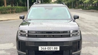 Hyundai Santafe 2024 2.5 Prestige Đen 1 vạn km