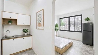 Mới 100% căn hộ tách bếp 35m2 ngay Phó Đức Chính gần Chợ Bà Chiểu,Q1,3
