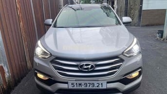 Hyundai Santa Fe 2016 Dầu Bạc