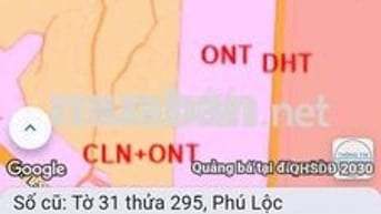 Đất Phú Lộc, Tân Phú (cũ) mặt tiền hẻm