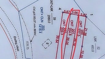 500 TRIỆU – ĐẤT THỔ CƯ 204m² LẠC LƯƠNG – MT 5,66m – SỔ RIÊNG