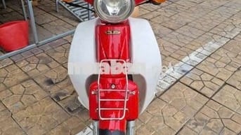 Xe máy Halim Super Cub Cổ điển màu Đỏ, trắng