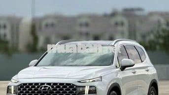 Hyundai SantaFe 2021 2.5G Pre 4x4 Trắng 5 vạn km
