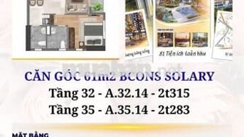 BÁN CĂN GÓC 61m2 - 2PN2WC BCONS TÂN ĐÔNG HIỆP GIÁ GỐC 