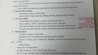 THÔNG BÁO MỜI BÁO GIÁ CẠNH TRANH  QUẢN LÝ VẬN HÀNH CHUNG CƯ 