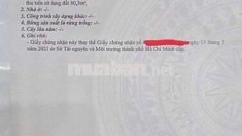 Bán Đất Thổ Cư Giá Rẻ Xã Tân Nhựt Bình Chánh TP HCM.