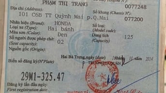 Cần bán - BÁN XE MÁY SH MODE Nhà Dùng