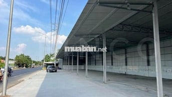 Kho xưởng bãi 1.200 m² kho xây dựng 720 m² mặt tiền ngang 60m
