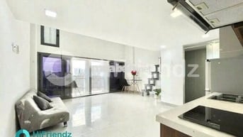 CHO THUÊ CĂN HỘ DỊCH VỤ DUPLEX 40m2 QUẬN  GẦN KCX TÂN THUẬN, NTT, UFM