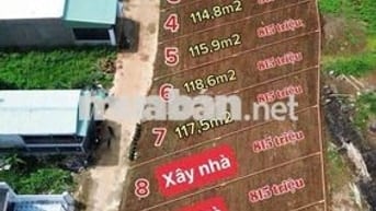 115m2 đất thổ cư hẻm bê tông 5m sát Nguyễn Hoàng và gần chợ Sông Trầu