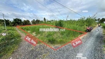🌈 Đất thổ 5,8x26m Nhựt Chánh, Bến Lức. đường xe tải 660tr
