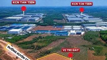 bán đất mt xuyên tâm 200m 100tc, 270tr