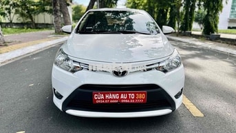 Toyota Vios E MT 2016 Trắng 11v km Xe Gia Đình